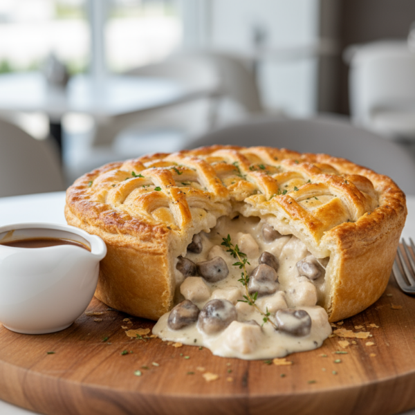 Chicken and Mushroom Pie