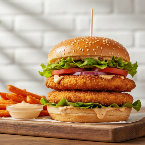 Double Chicken Burger