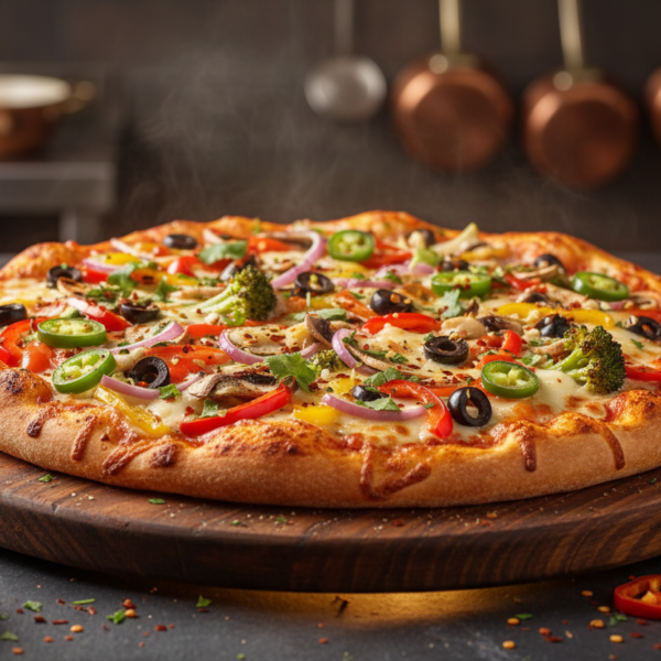 Veggie Supreme Pizza (Hot & Spicy)